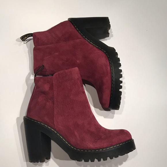 Dr. Martens Shoes - Doc Martens Boots Magdalena Wine Women’s Sz 10 NWB
